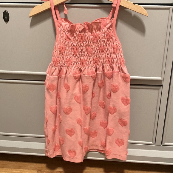 Splendid Little Girl Summer Heart Dress Peach Sherbet Size 2 - Picture 5 of 6
